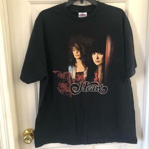 Heart Concert T-Shirt 2003 Alive In America Tour Classic Rock Band XL Vintage
